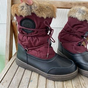 Rudsak Snow Boots Rabbit Fur Waterproof Sz 41 or 9.5 10